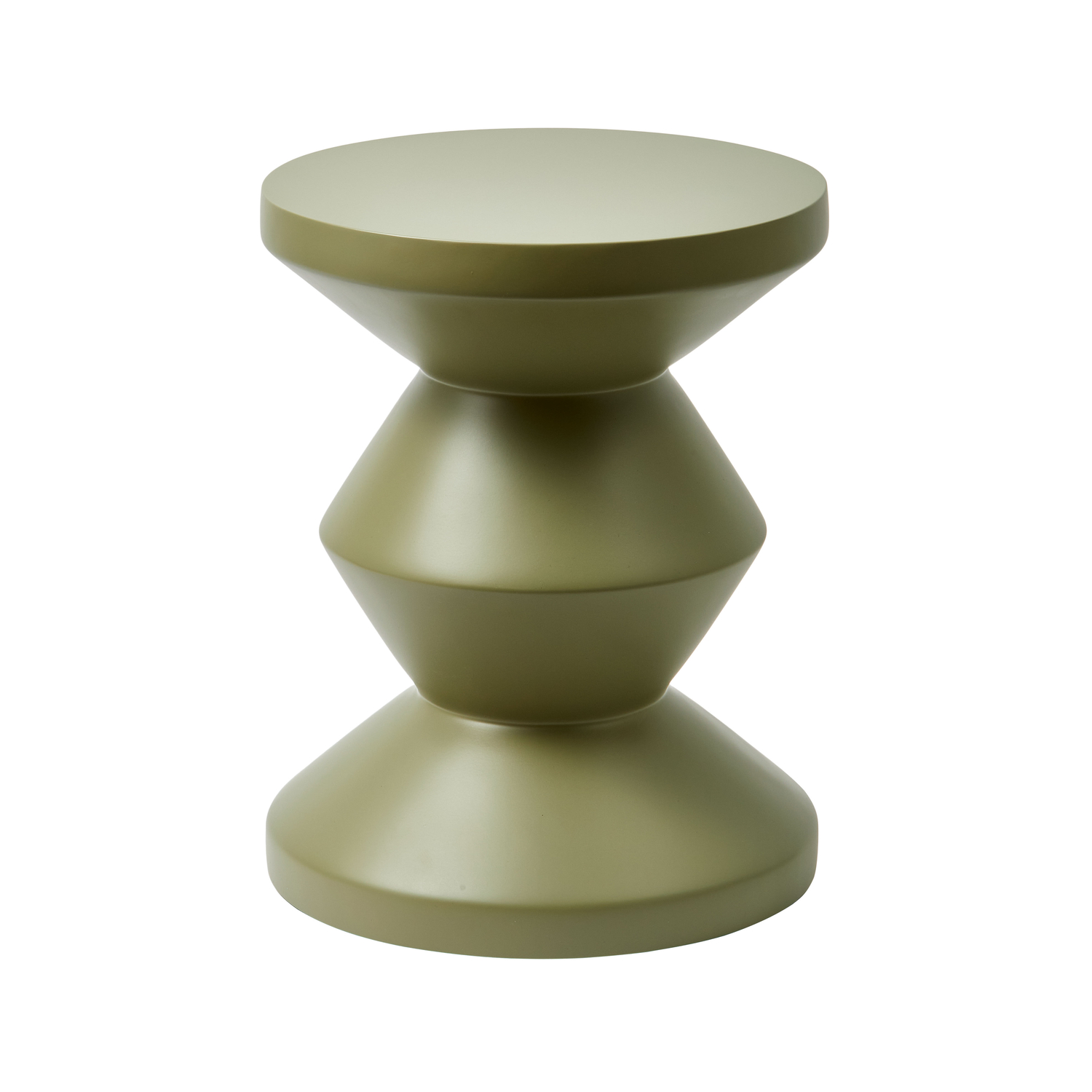 Pols Potten Green - Stool Zig Zag - Fibreglass