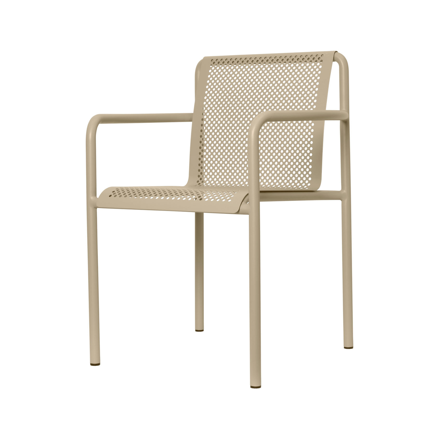 Ferm Living Beige - Dining Chair Dapple - Galvanised Powder-Coated Steel - Designer Says Who