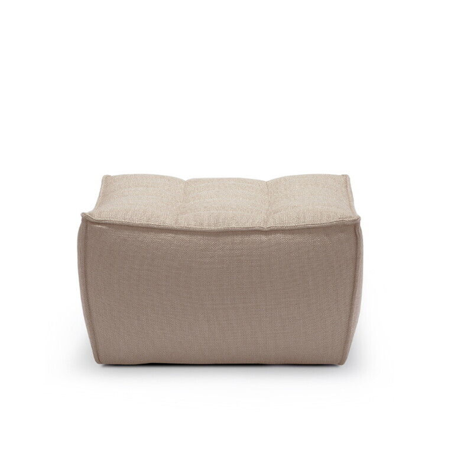 Ethnicraft - Canapé modulable N701 - Beige - Mousse - Designer Jacques Deneef