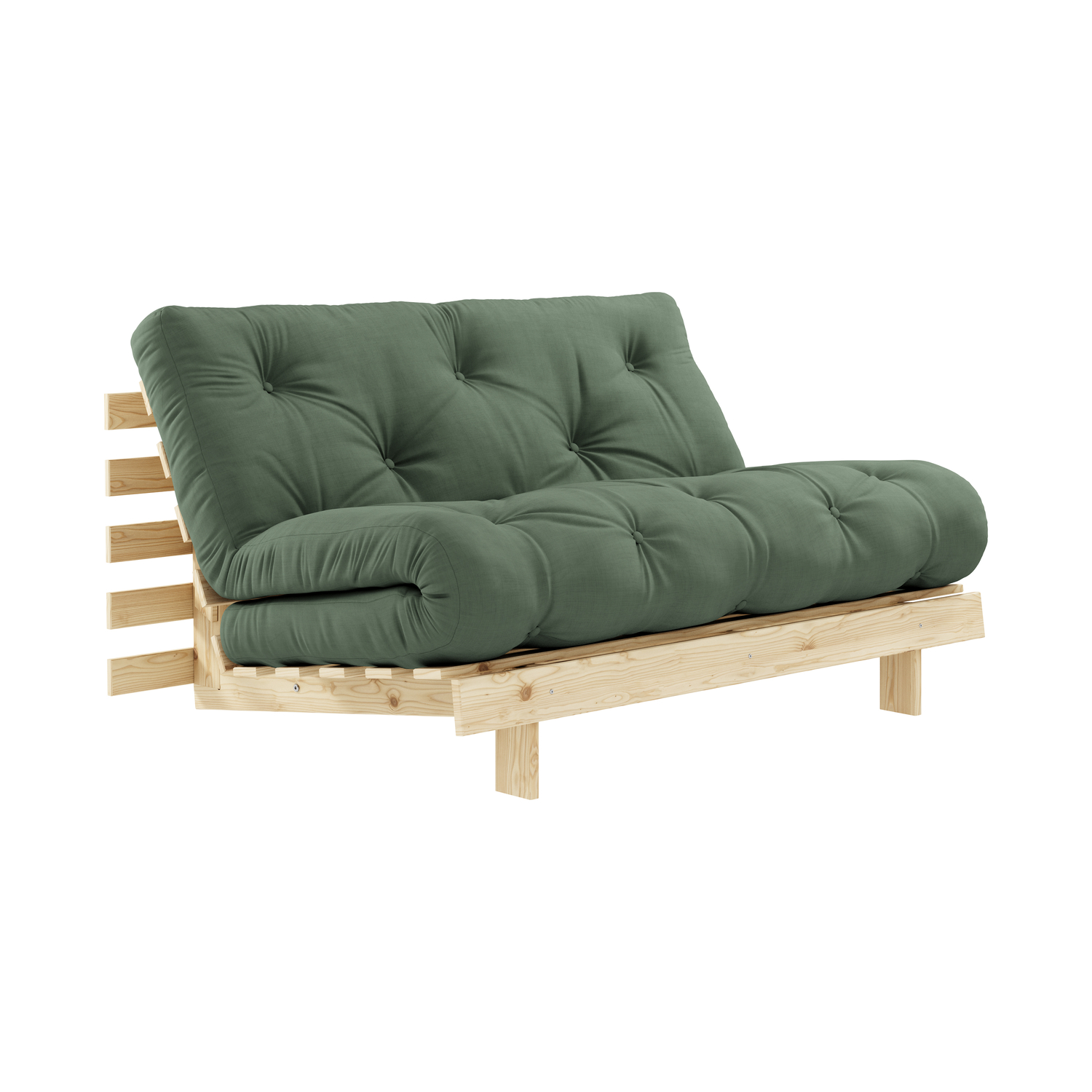 KARUP - Sofa 2 Sitzer Roots - Grün - Recycelte Mischfasern