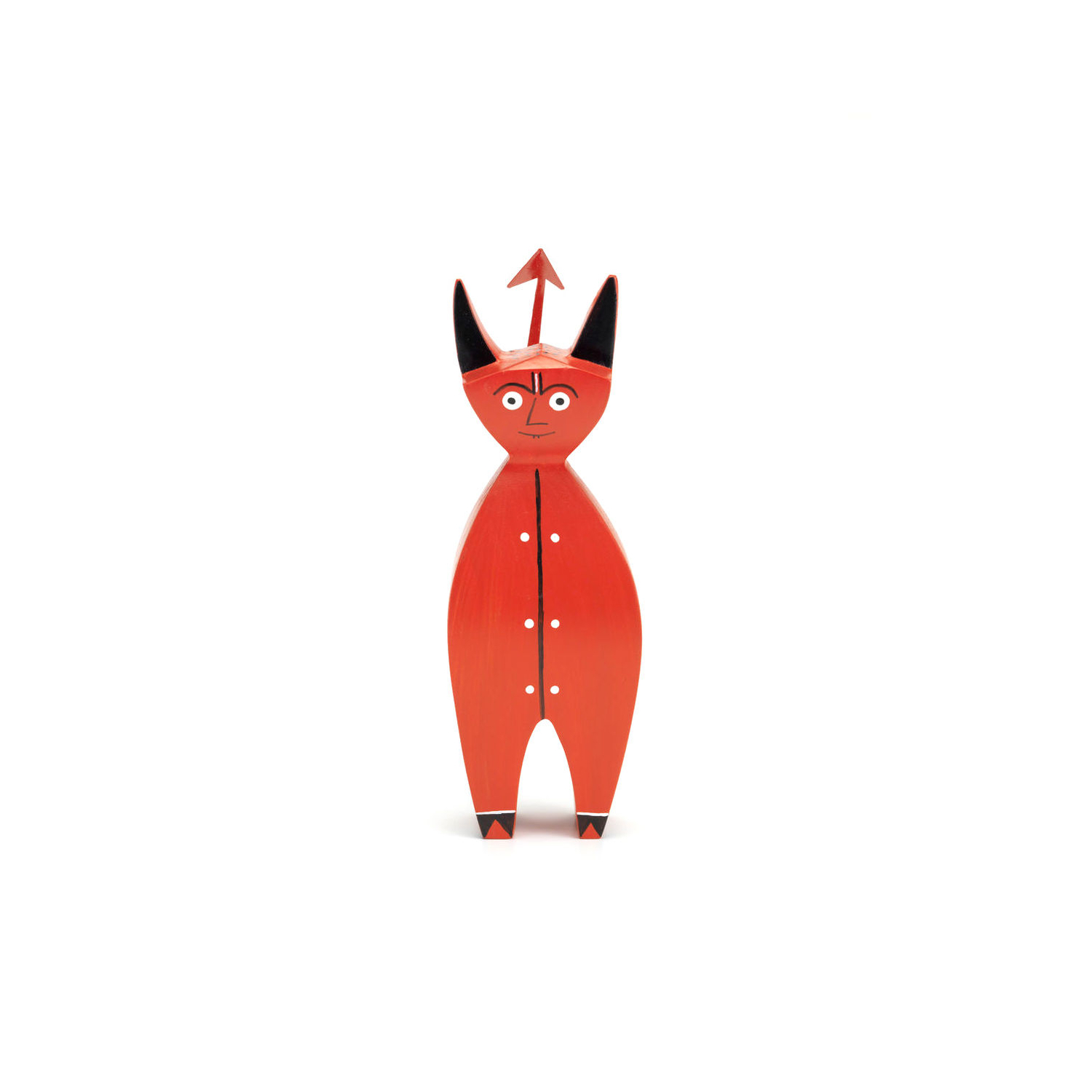 Vitra - Dekoration Wooden Dolls Collection - Rot - Tanne - Designer Alexander Girard