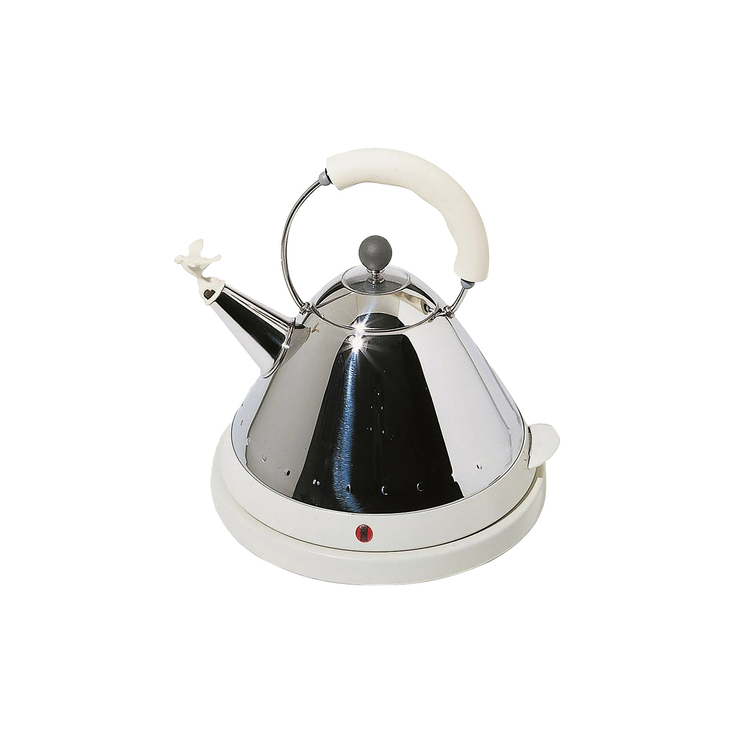 Alessi White - Electric Kettle Oisillon - Polyamide - Designer Michael Graves