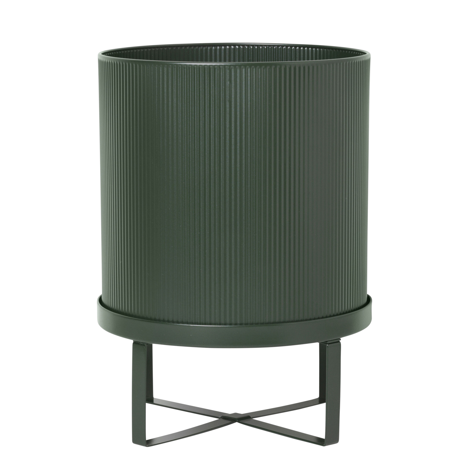 Ferm Living Green - Flowerpot Bau - Galvanized Steel - Designer Herman Studio