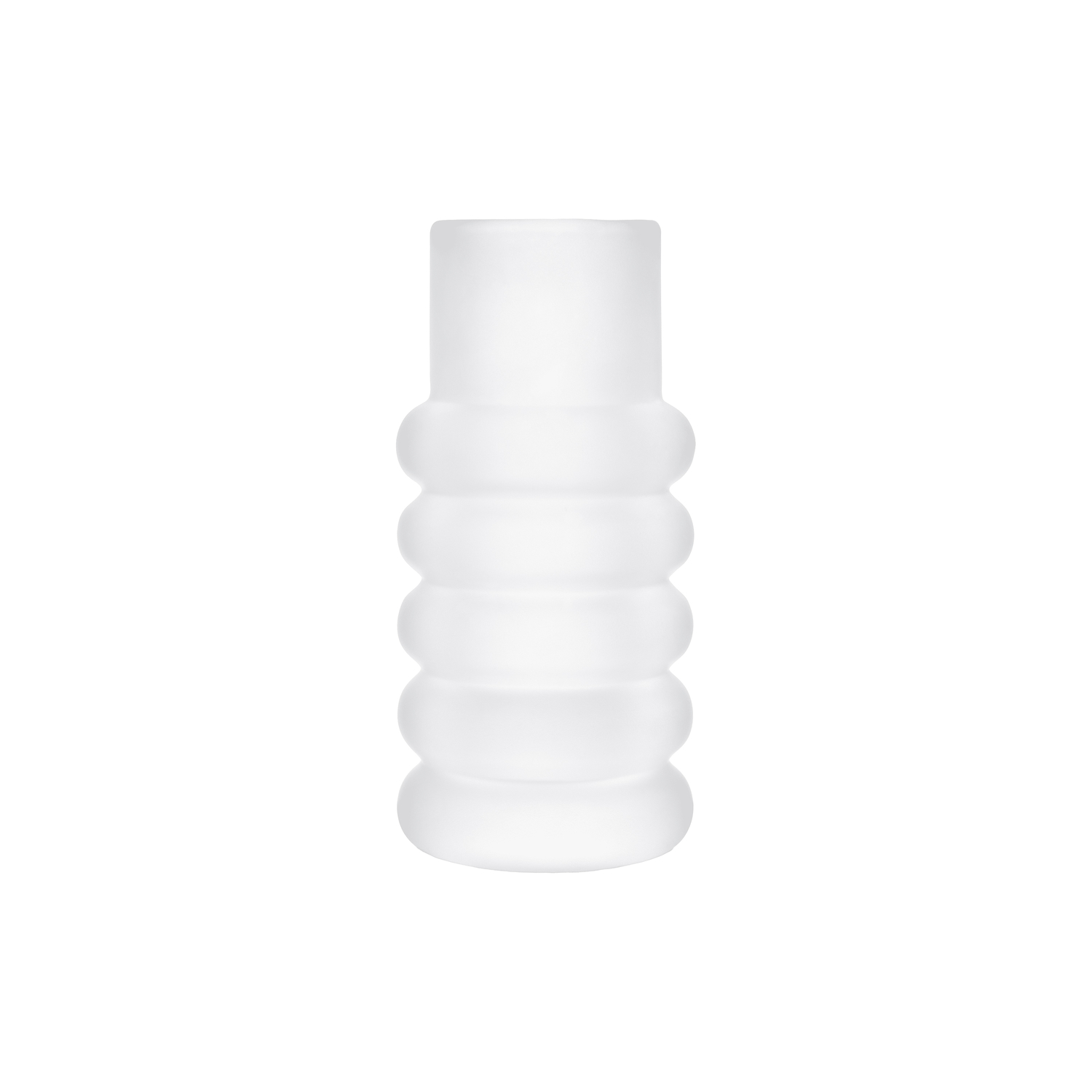 Tom Dixon White - Vase Press - Pressed Glass - Designer