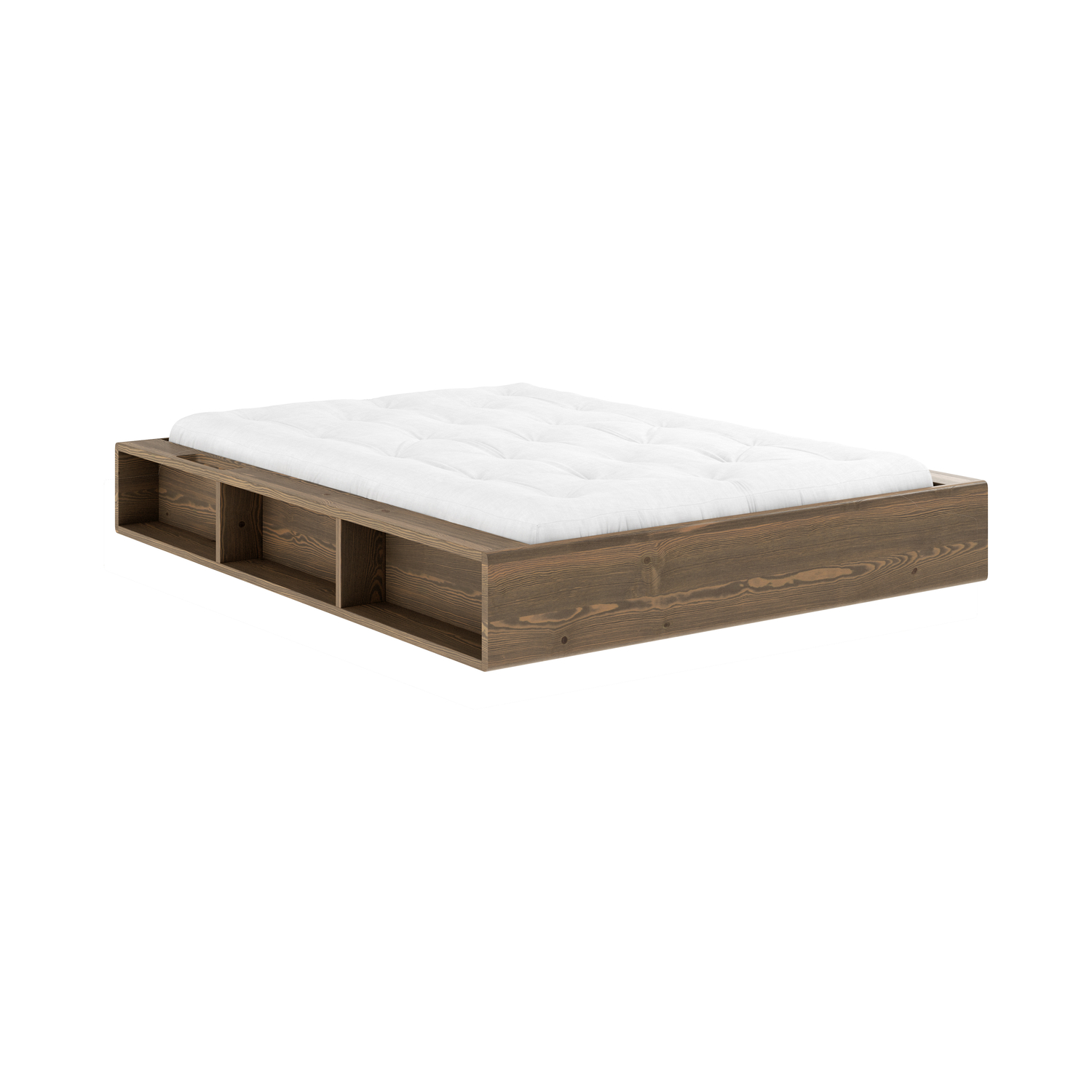 KARUP - Letto matrimoniale Ziggy - Marrone - Pino massello laccato certificato FSC