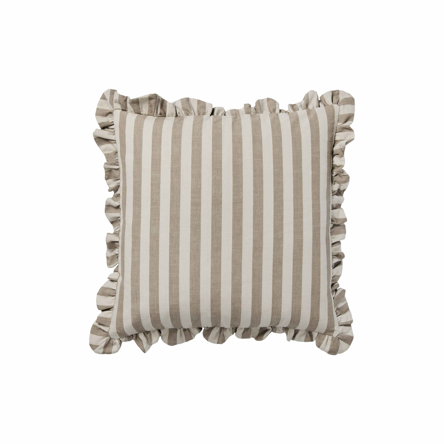 Broste Copenhagen Beige - Cushion Cover Ina - Cotton