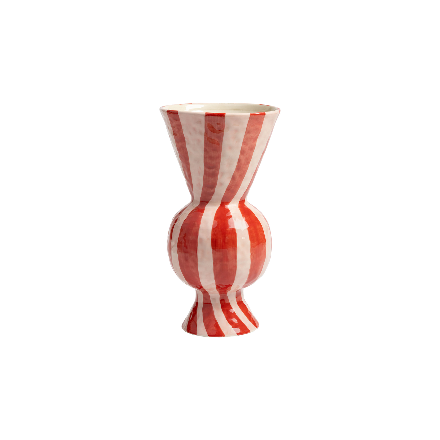 & klevering - Vase Rhombic - Red - Sandstone