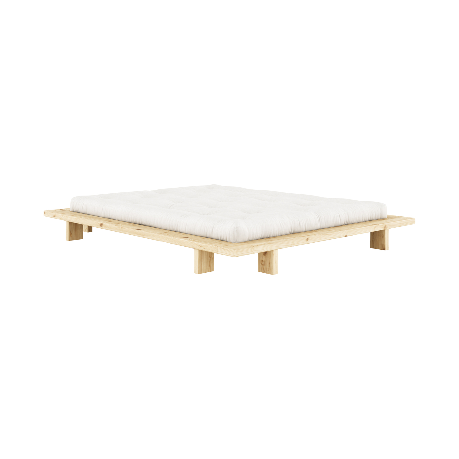 KARUP - Letto matrimoniale Japan - Legno naturale - Pino massello certificato FSC