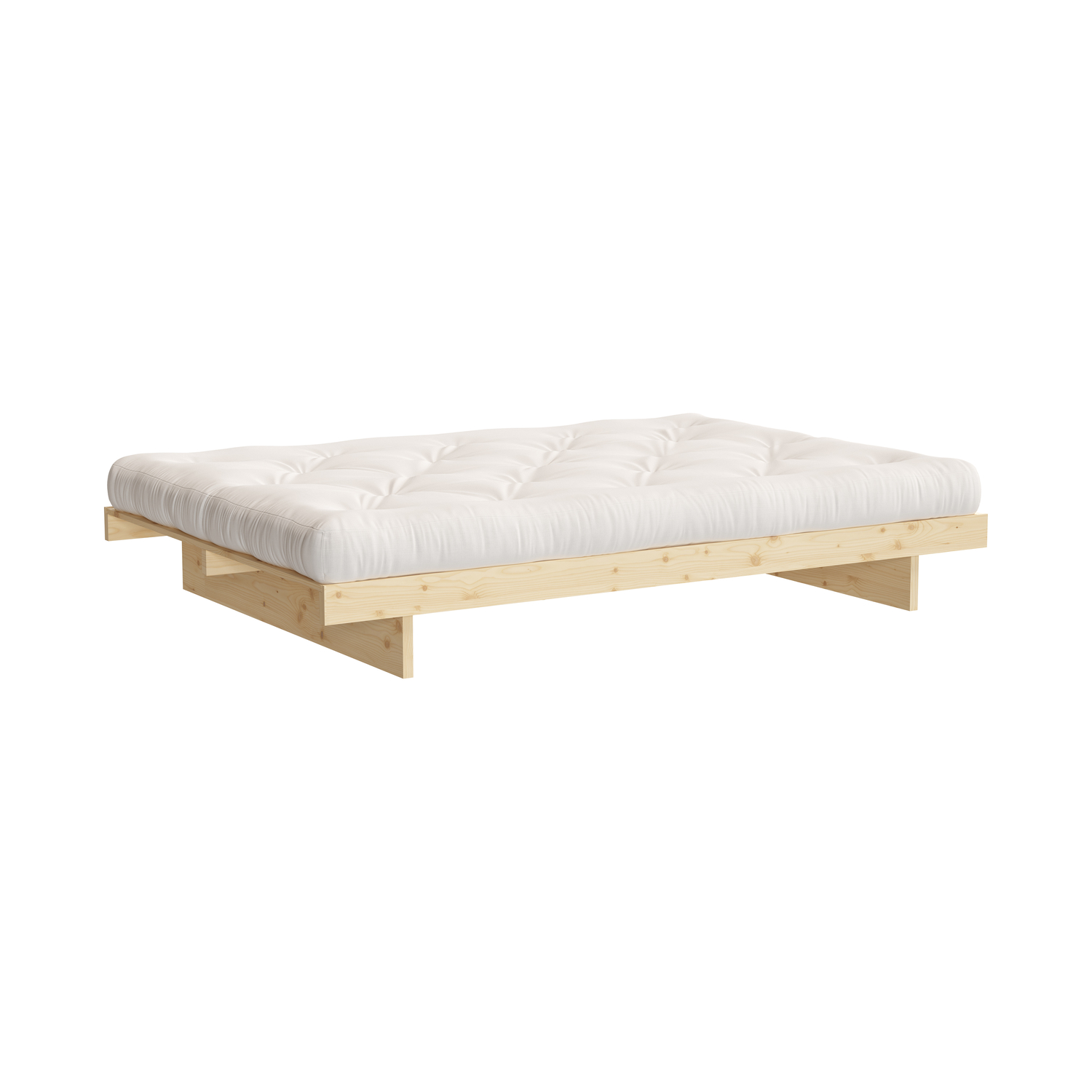 Karup - Doppelbett Kanso - Holz Natur - Fsc-zertifiziertes Massivholz Kiefer
