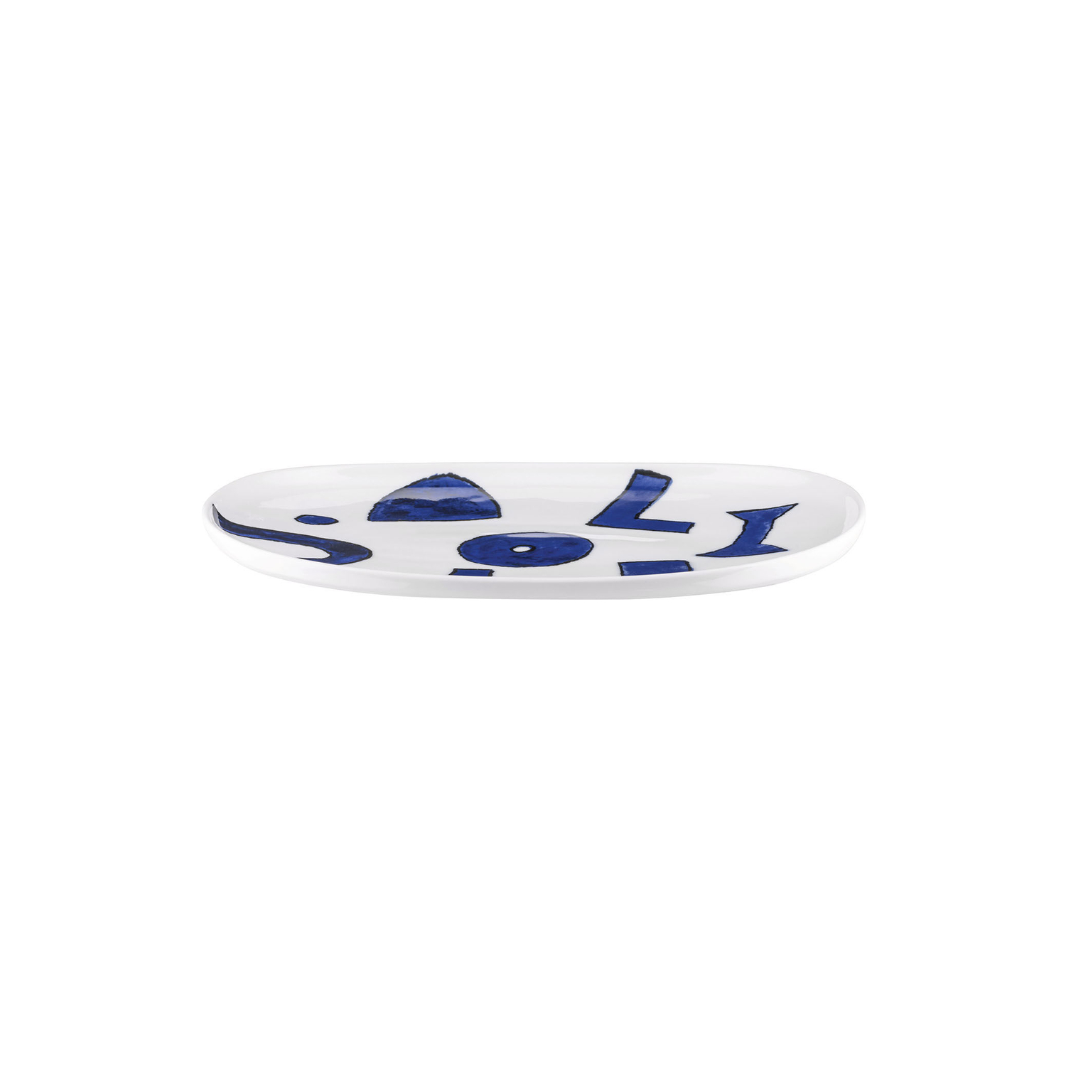 Alessi - Plat de service Itsumo - Bleu - Porcelaine - Designer Samiro Yunoki Alessi - Plat de service Itsumo - Bleu - Porcelaine - Designer Samiro Yunoki