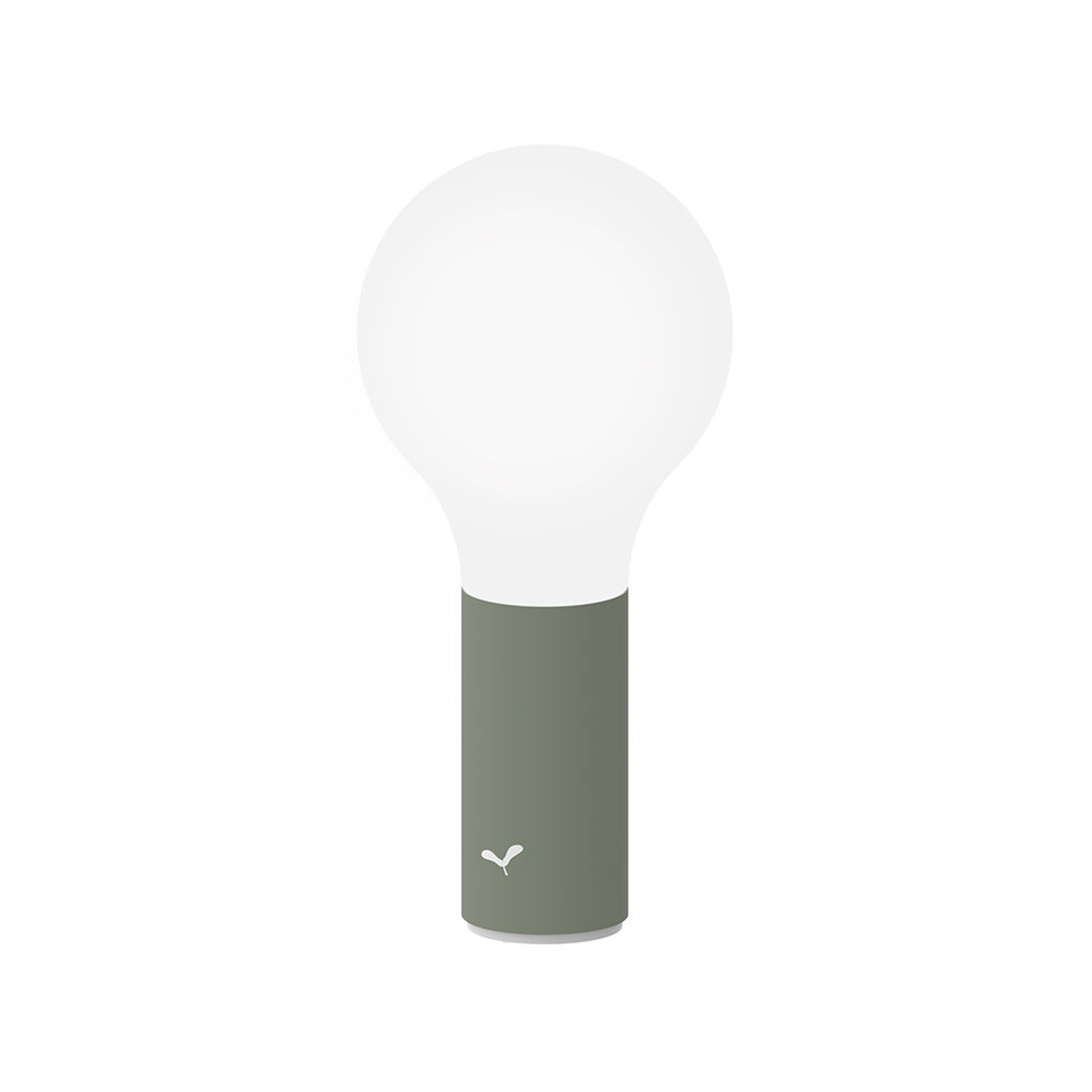 Fermob - Wireless Rechargeable Outdoor Lamp Aplô - Green - Aluminium - Designer Tristan Lohner