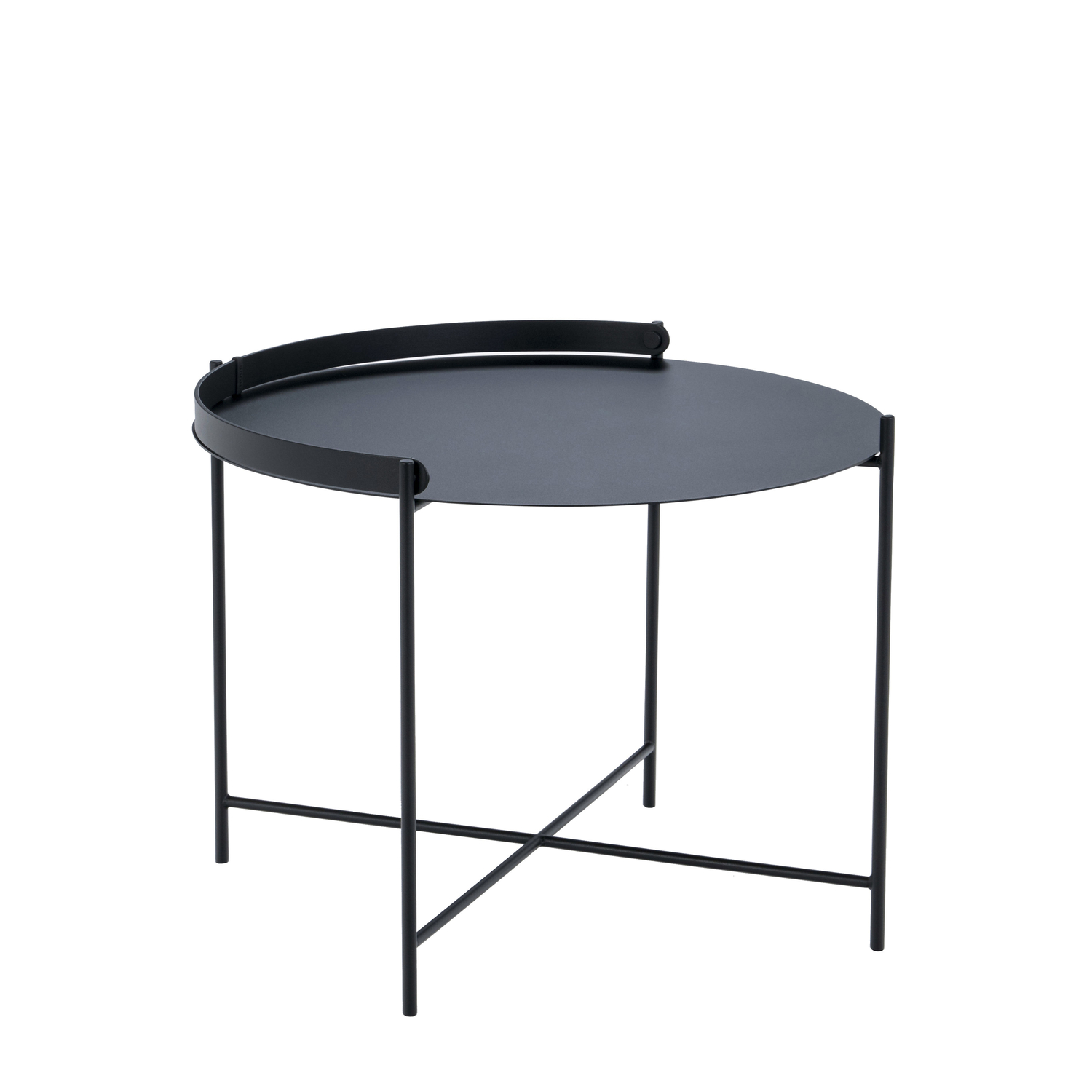 Houe - Couchtisch Edge - Schwarz - Thermolackiertes Metall - Designer Roee Magdassi