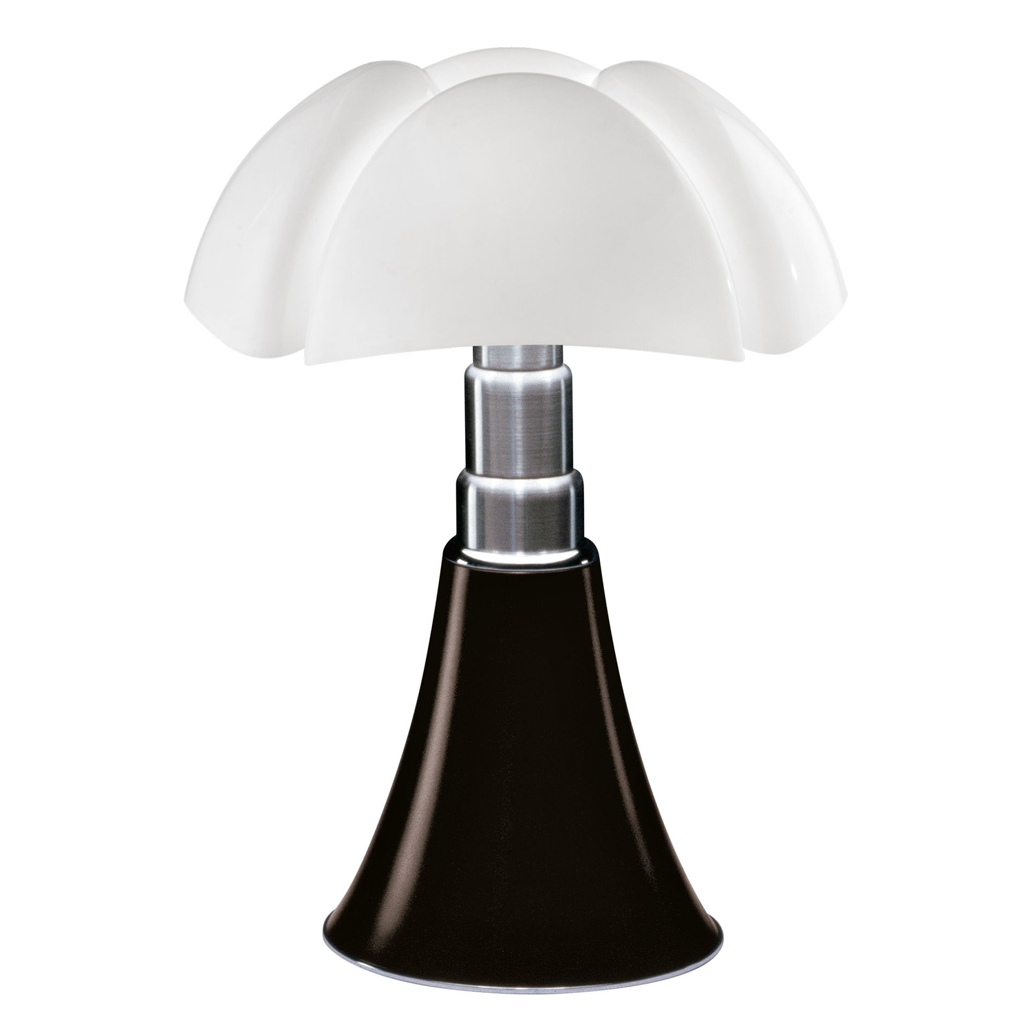 Martinelli Luce Brown - Smartlamp Pipistrello - Opal Methacrylate - Designer Gae Aulenti