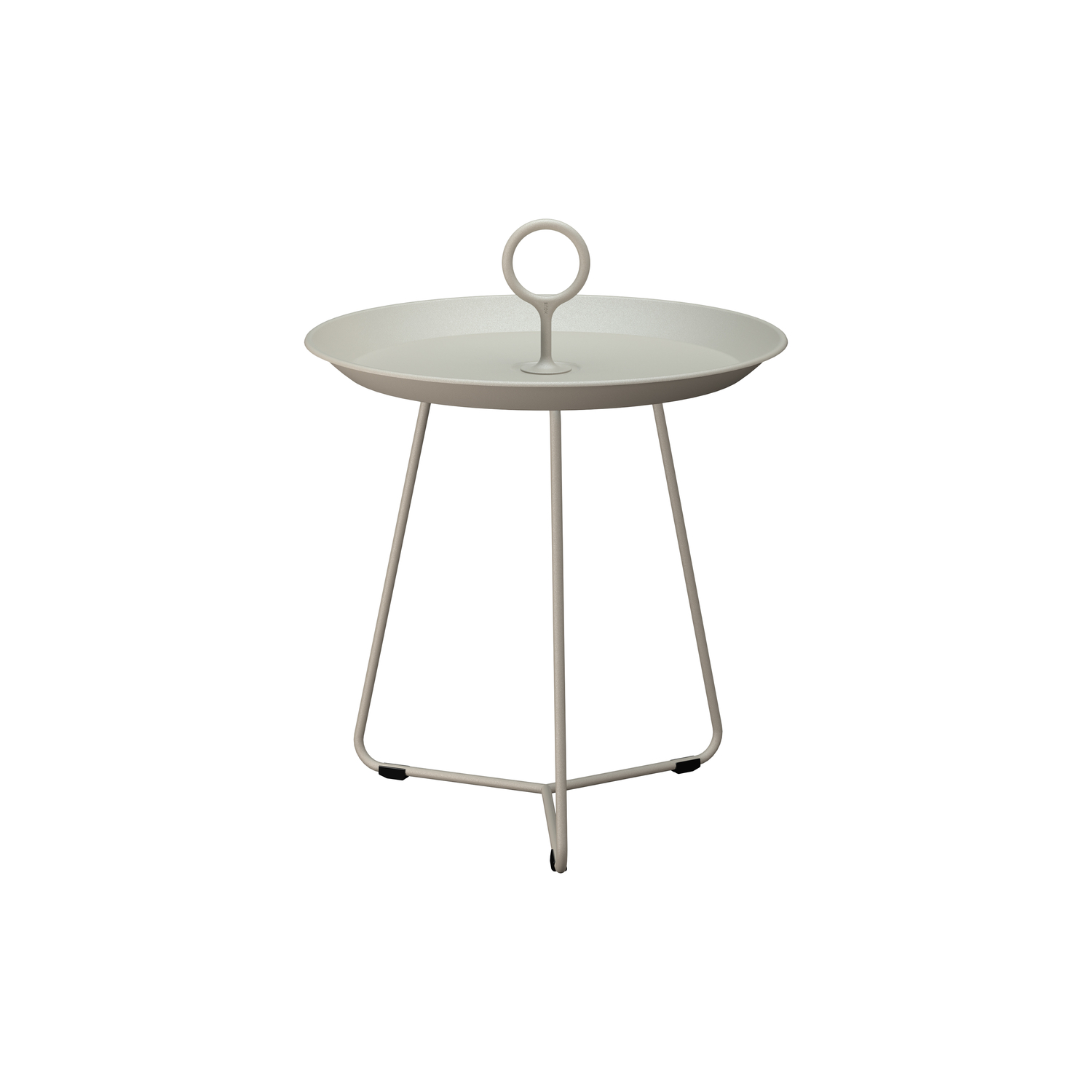 Houe Beige - End Table Eyelet - Powder Coated Steel - Designer Henrik Pedersen