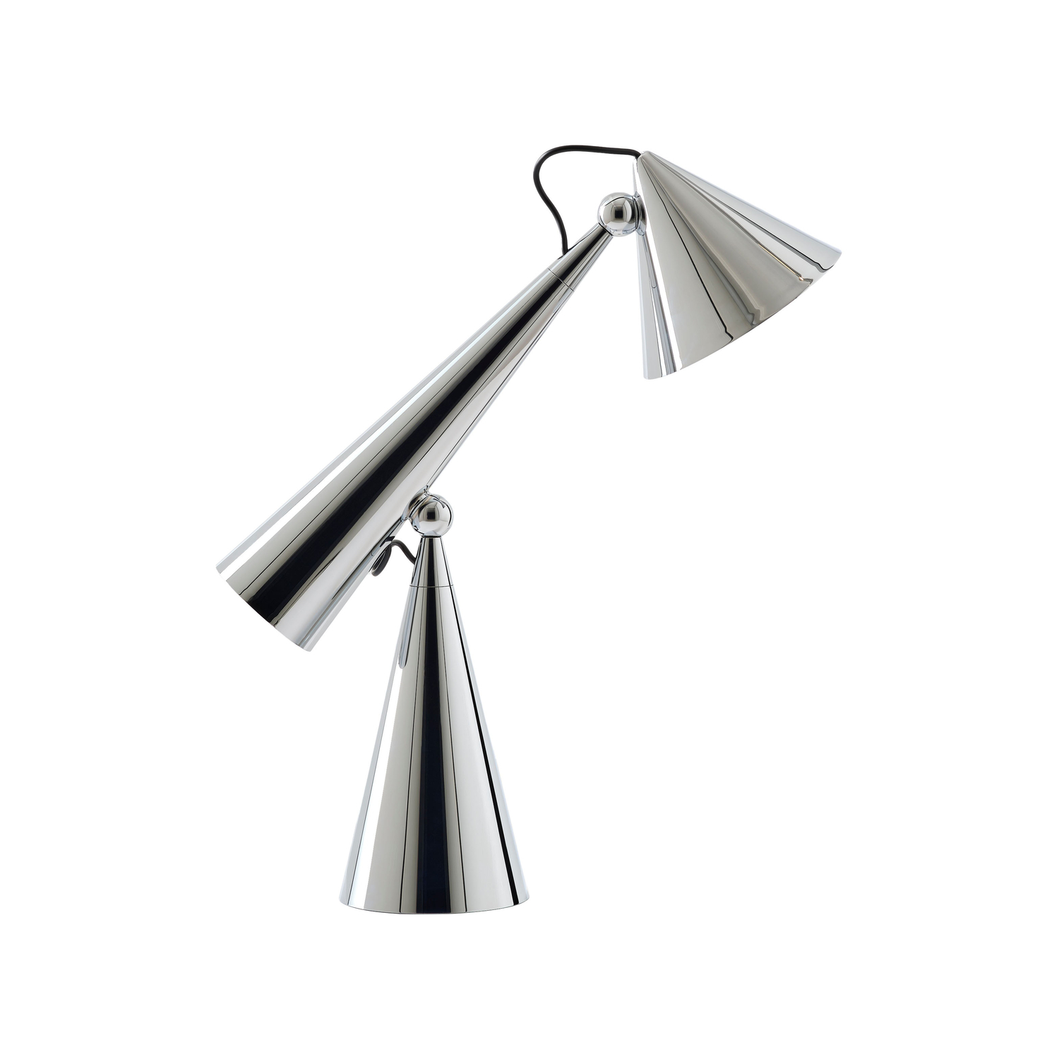 Tom Dixon - Lampe de table Pose - Argent - ABS - Designer Tom Dixon
