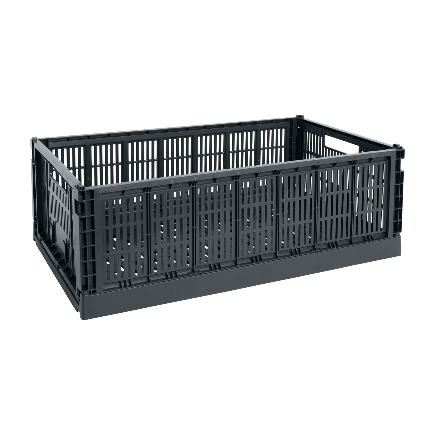 Hay Grey - Basket Colour Crate - Recycled Polypropylene - Designer Studio