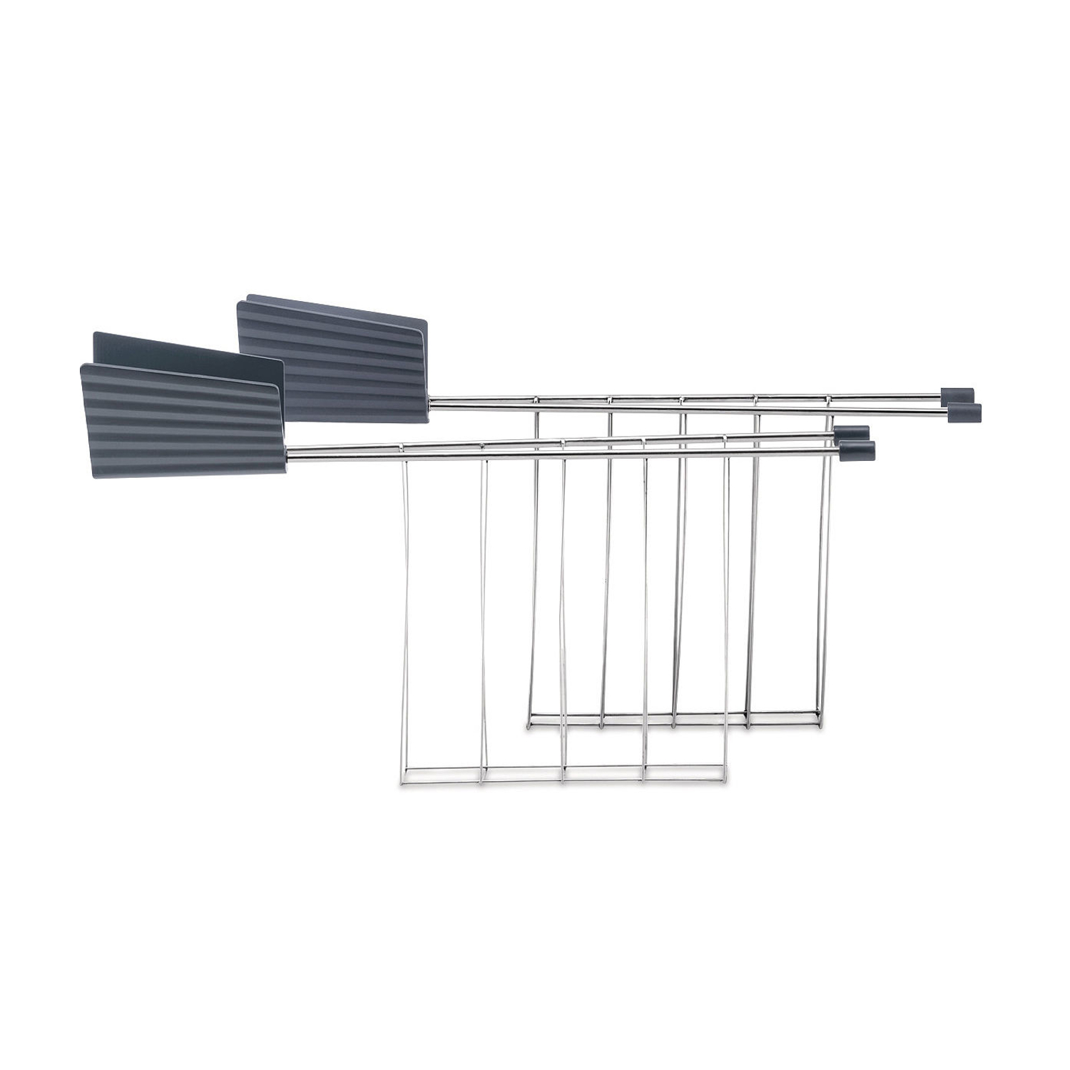 Alessi Grey - Pince For Toaster Plissé - Thermoplastic Resin - Designer Michele De Lucchi Size 31.5