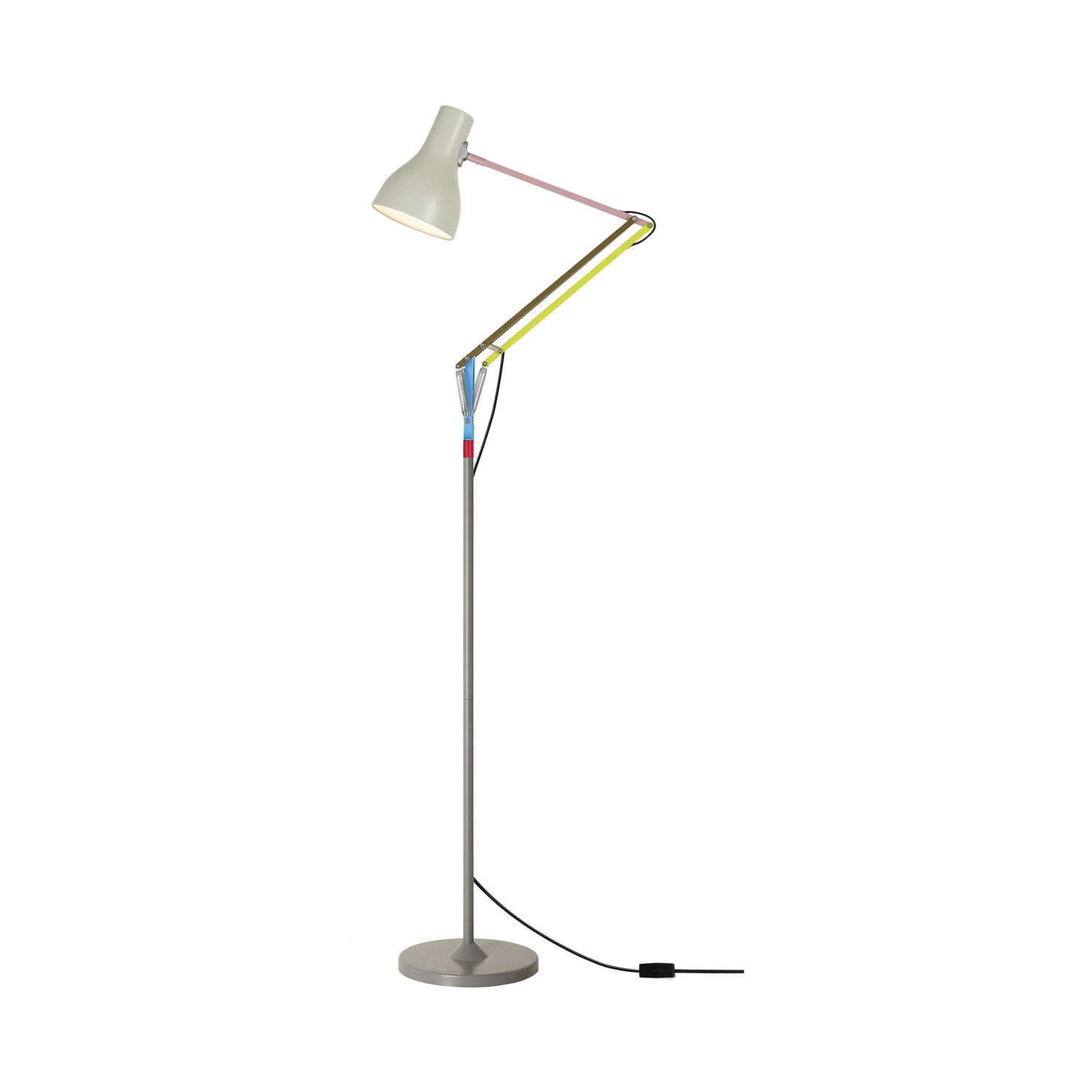 Anglepoise - Floor Lamp Type 75 - Multicoloured - Aluminium - Designer Paul Smith
