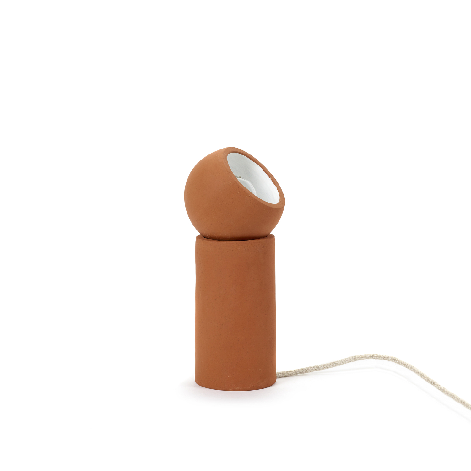Serax Orange - Table Lamp Terra - Terracotta - Designer Lauren Van Driessche