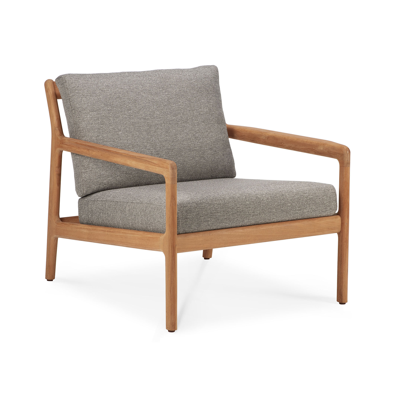 Ethnicraft - Gepolsterter Sessel Jack Outdoor - Beige - Polypropylen-Stoff - Designer Jacques Deneef