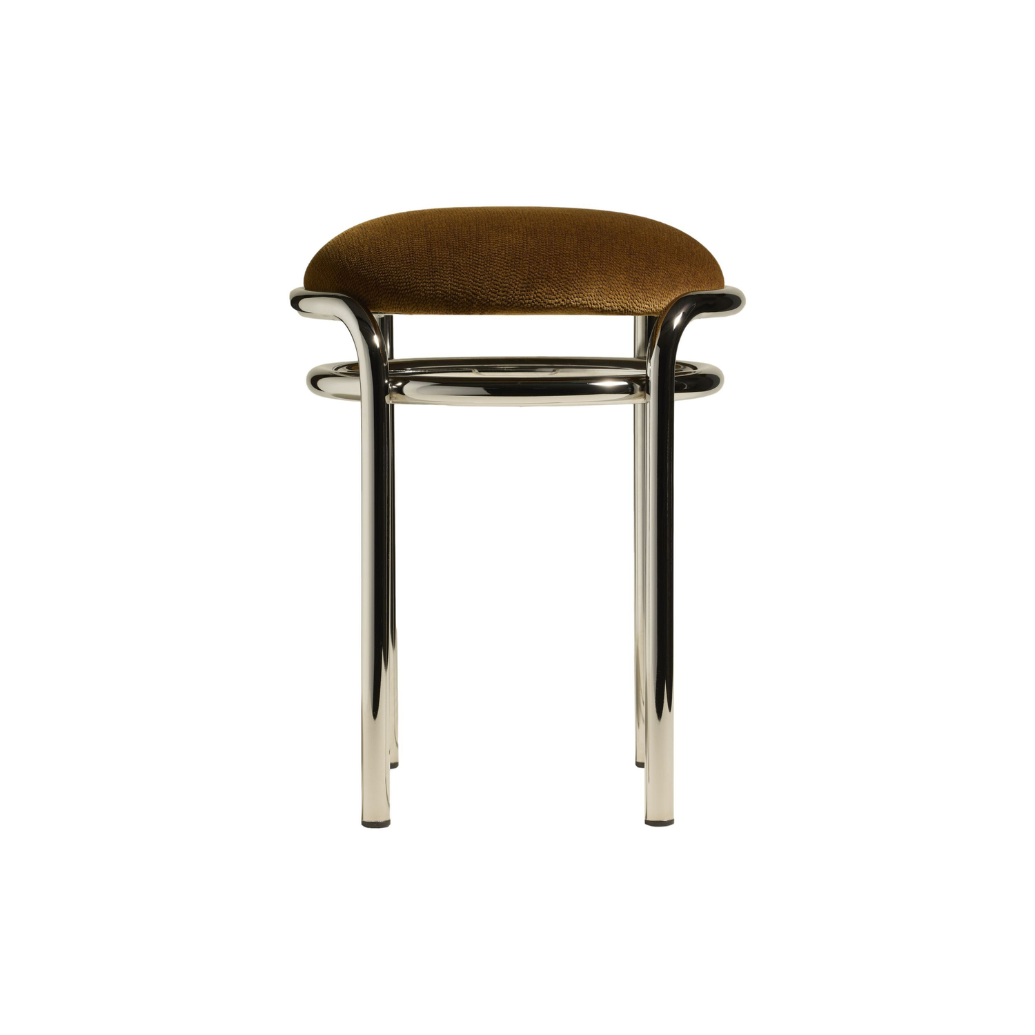 Maison Sarah Lavoine Beige - Stool Moon - Cotton Velvet - Designer Sarah Lavoine