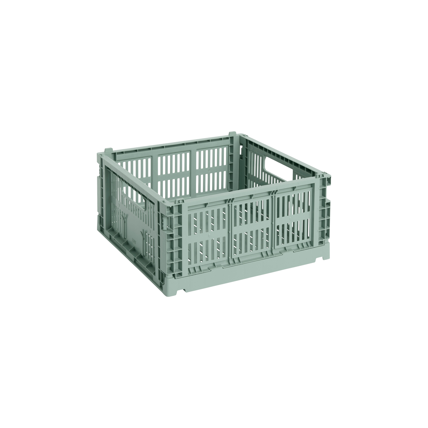 Hay Green - Basket Colour Crate - Recycled Polypropylene - Designer Studio