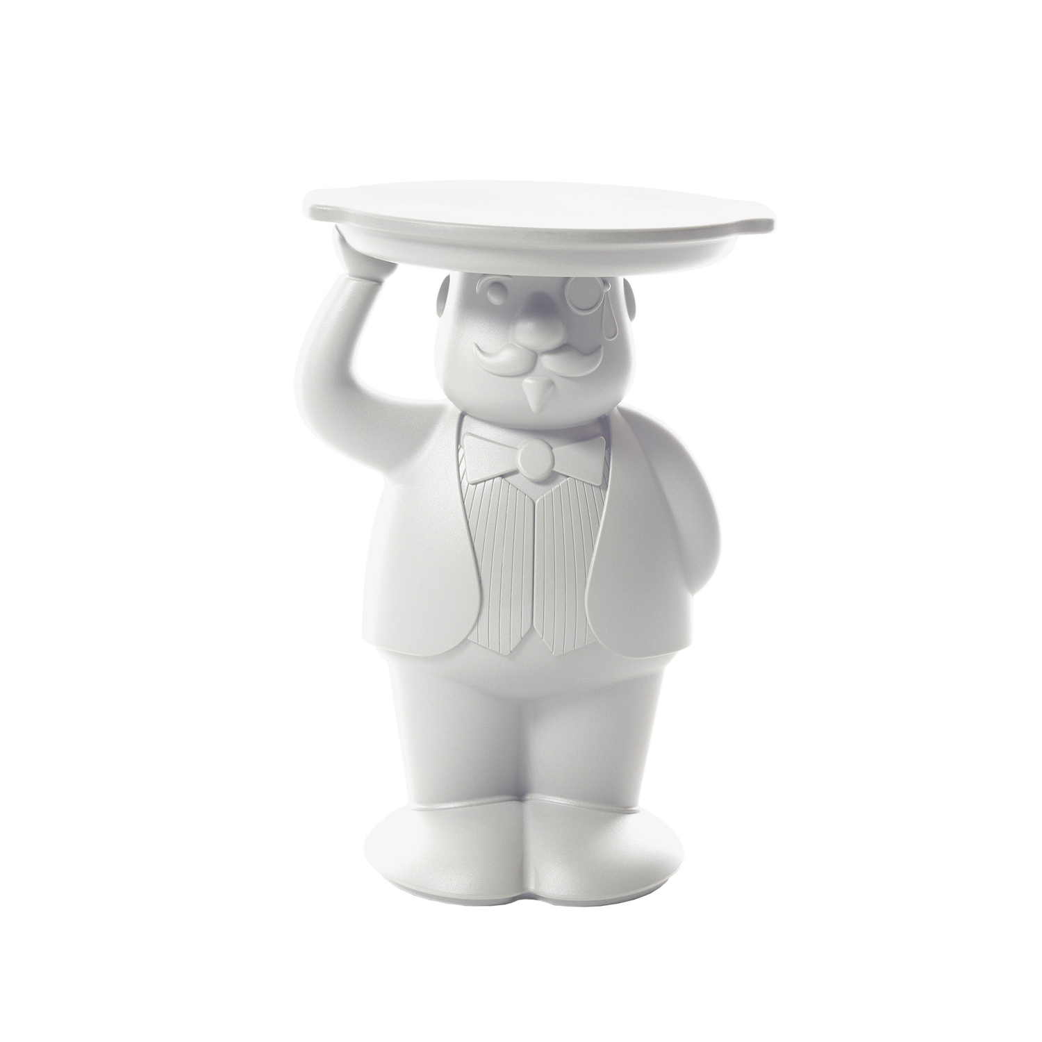 Slide White - End Table Amanda - Polythene - Designer Favaretto Studio
