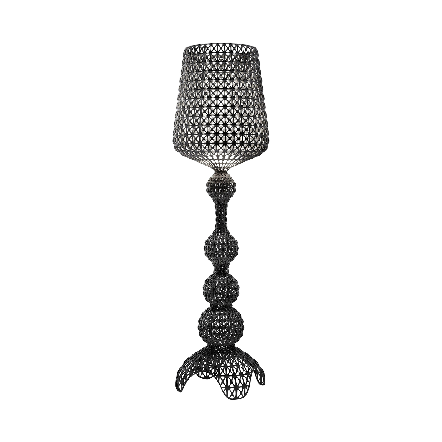 Kartell Black - Floor Lamp Kabuki - Thermoplastic Technopolymer - Designer Ferruccio Laviani