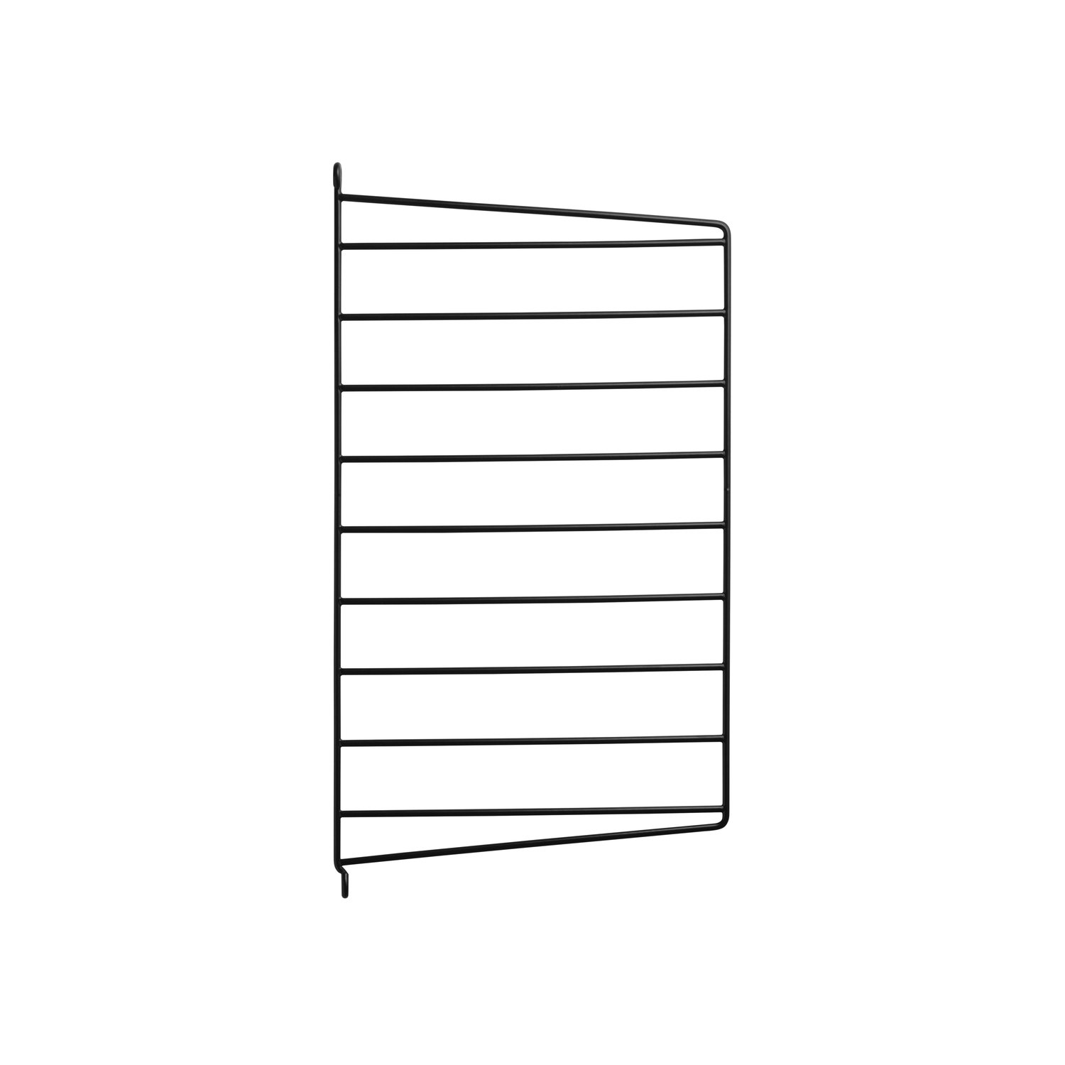 String Furniture - Wall Mount String System - Black - Lacquered Steel - Designer Nils Strinning