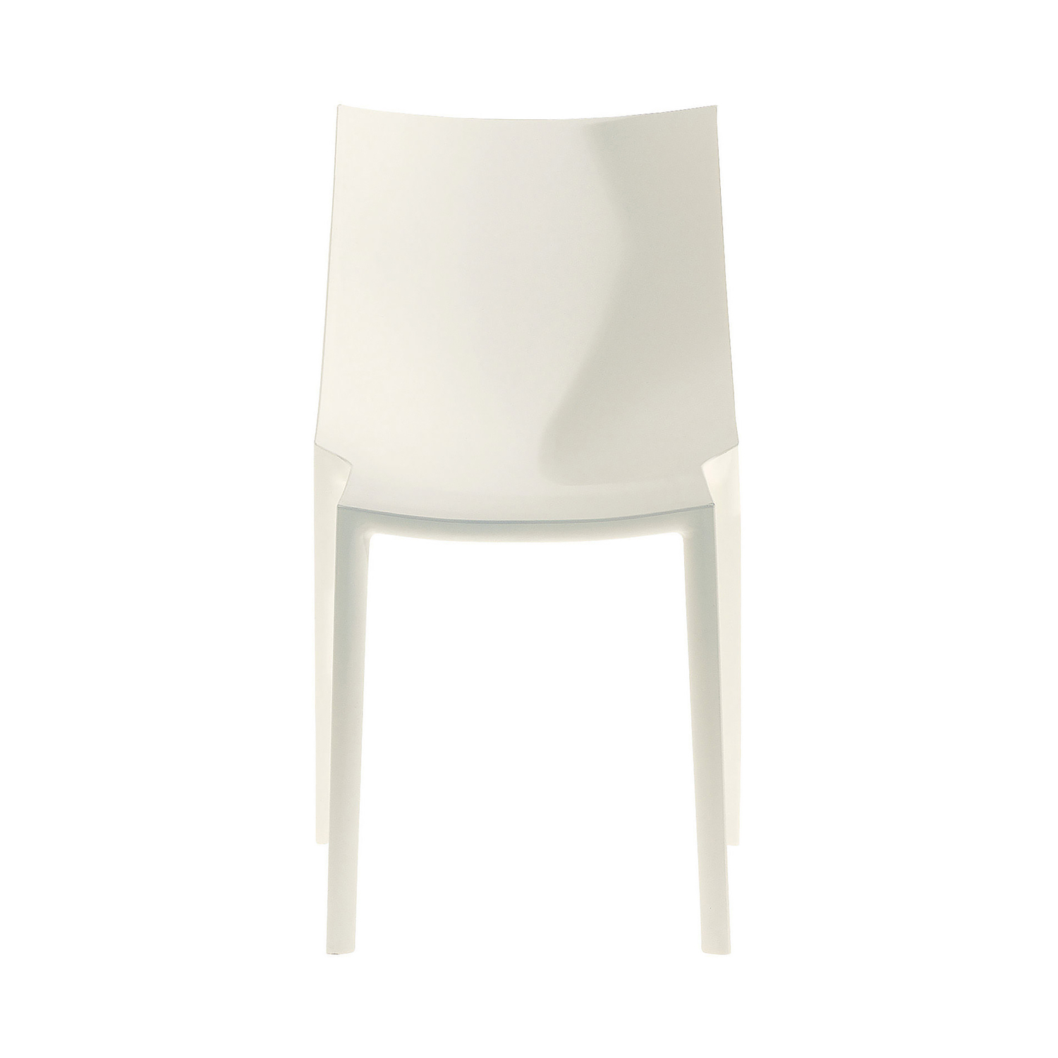 Driade White - Stacking Chair - Polypropylene - Designer Philippe Starck