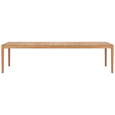 Table rectangulaire Bok OUTDOOR bois naturel / 300 x 110 cm - 12 personnes - Ethnicraft