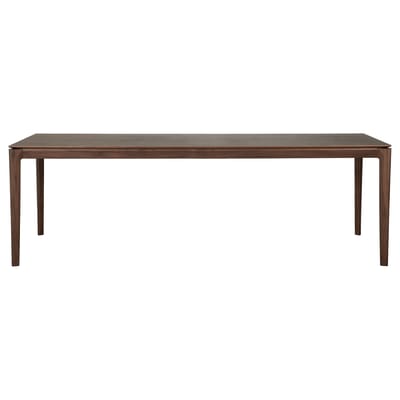 Table rectangulaire Bok bois marron / 240 x 100 cm - 10 personnes - Ethnicraft