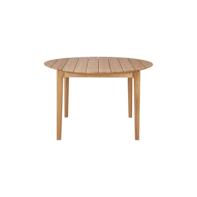 Table ronde Bok OUTDOOR bois naturel / Ø 125 cm - 4 personnes - Ethnicraft
