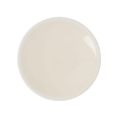 maison sarah lavoine - assiette à dessert sicilia en céramique, grès peint émaillé couleur blanc 20 x 7 cm designer made in design