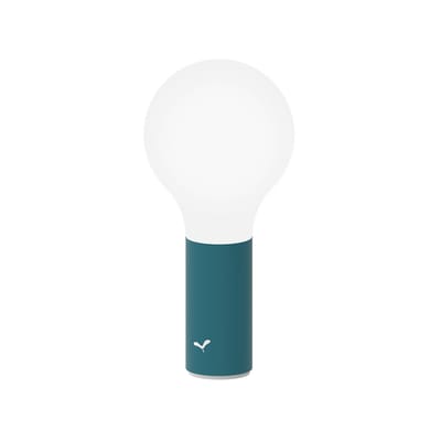 Lampe extérieur sans fil rechargeable Aplô LED métal bleu - Fermob