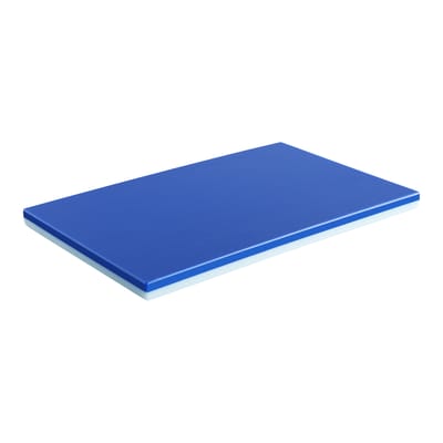 hay - planche à découper chopping board en plastique, polyéthylène couleur bleu 23.81 x cm made in design