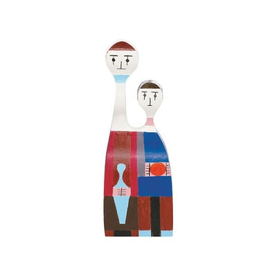 Vitra - Decoration Wooden Dolls Collection - Multicoloured - Fir-Tree - Designer Alexander Girard Small