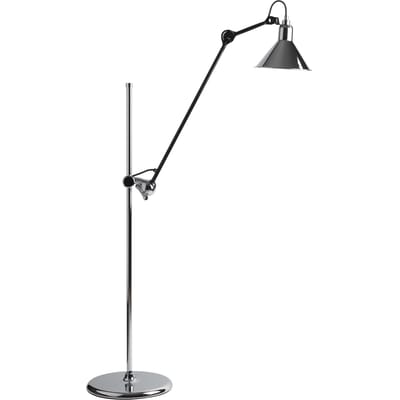 Lampadaire N°215 noir métal / H 120 à 181 cm - Lampe Gras - DCW éditions