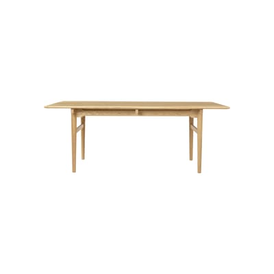 Table rectangulaire CH327 bois naturel / 190 x 95 cm - Hans J. Wegner, 1962 / 6 personnes - CARL HAN