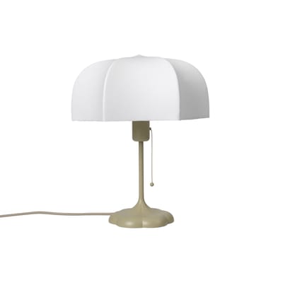 Lampe de table Poem tissu beige / Ø 30 x H 42 cm - Ferm Living