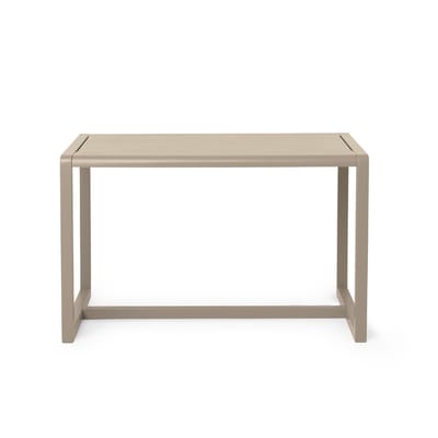 Table enfant Little Architect bois beige / 4 places - 76 x 55 cm - Ferm Living