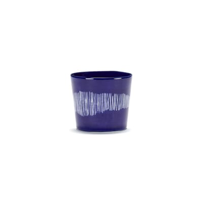 serax - tasse à espresso feast en céramique, grès émaillé couleur bleu 14.42 x 6 cm designer ivo bisignano made in design