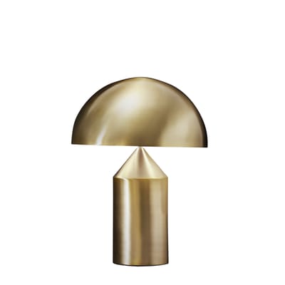 Lampe de table Atollo Medium métal or / H 50 cm / Vico Magistretti, 1977 - O luce