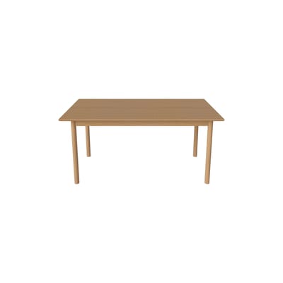Table rectangulaire Track bois naturel / 160 x 90 cm - Bolia