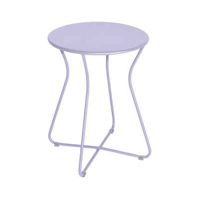 Tabouret Cocotte métal violet / Table d'appoint - H 45 cm - Fermob