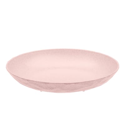 koziol - assiette creuse club en plastique, plastique organique couleur rose 18.17 x 3.4 cm made in design