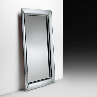 Miroir à poser Caadre verre argent miroir métal / 105 x 195 cm - Philippe Starck - FIAM