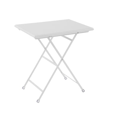 Table pliante Arc en Ciel métal blanc / 70 x 50 cm - Emu