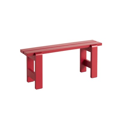 Hay Red - Bench Weekday - Fsc Solid Pine - Designer Fritz Gräber 23Cm