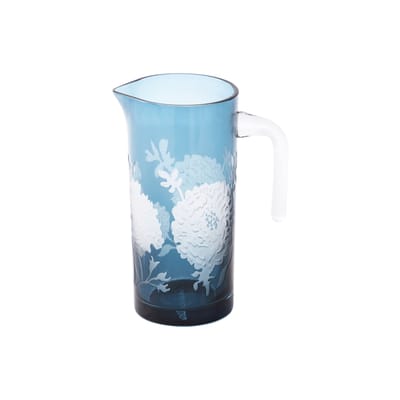 Pols Potten Blue - Carafe Cutting - - Glass Size 10